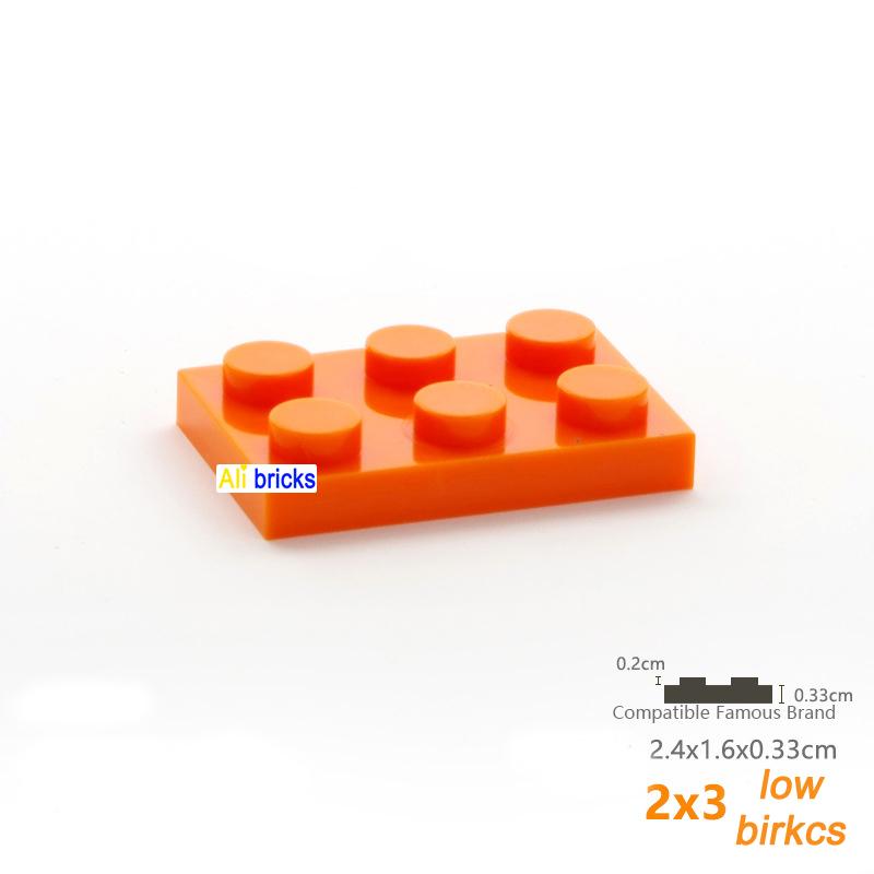 20ks DIY Stavebnice Tehly 2X3 Vzdelávacie Skladanie Konštrukcia 3021 Tenké Figúrkové Tehly Pre Deti Kompatibilná Značka