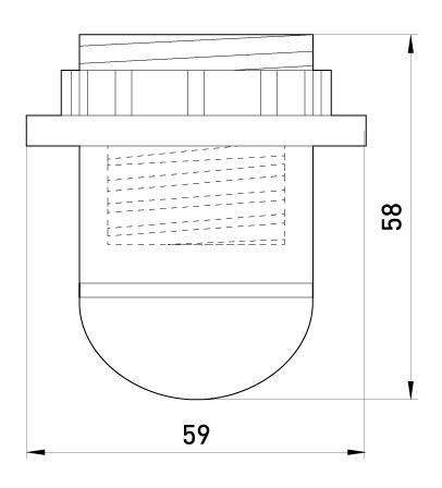 Plastic Lamp Holder With Ring E27 Black - Ex-S9100007