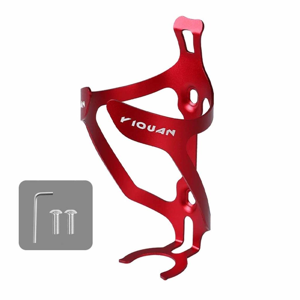 Aluminum Bike Water Bottle Holder – Lightweight, Universal One-Piece Rack for Mountain & Road Biking, Cycling Equipment