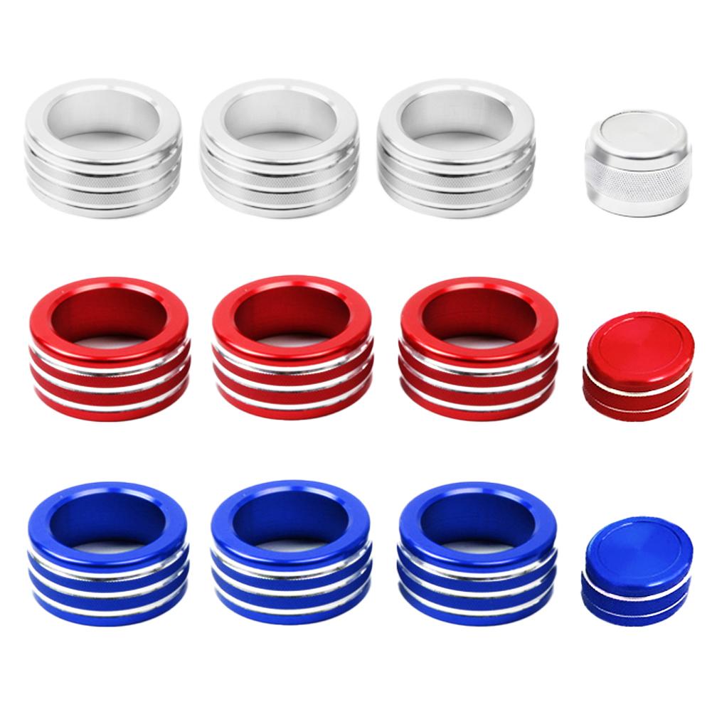 Auto Middenconsole airconditioning volumeknop knop ring afdekking frame sticker Voor BMW 5 Serie E60 E61 2004-2010 jaar