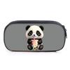 Hot Sales Panda Print Layered Fabric Pencil Case 3D Cartoon Pen Bag Best Gift for Boys/Girls School Supplies