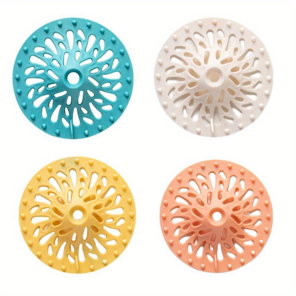 Easy Install Hair Catcher Shower Drain Strainer Filter for Bathroom Bathtub Kitchen Sink Anti Clogging Cover Accessories