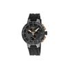 Tissot Racing Series Quartz Movement Three Eyes Luminous Date Display Watch Men watches Black Steel Silicone T111.417.37.441.07