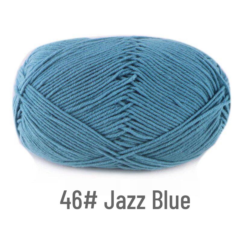 Su He 4-Strand Milk Cotton Combed Yarn for Hand-Knitting Baby Sweaters