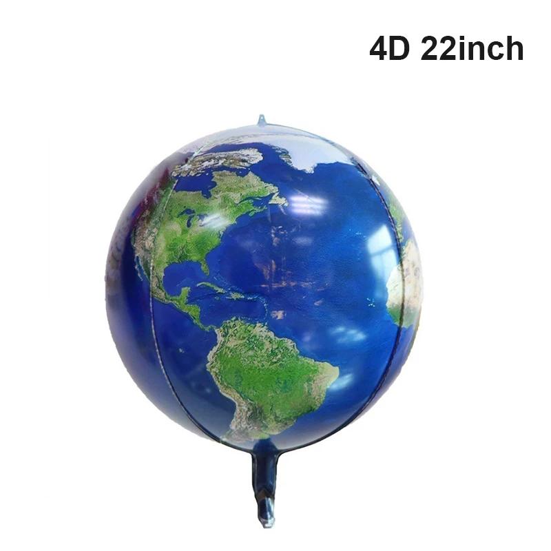 Solar System Outer Space Birthday 22in Planets Stand Astronaut Rocket Earth Balloons for Kids Starry Galaxy Party Decor Supplies