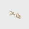 Puff Earrings - Ivory