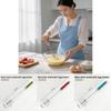 Stainless Steel Handheld Egg Beater With Rotating Whisk For Baking And Cooking