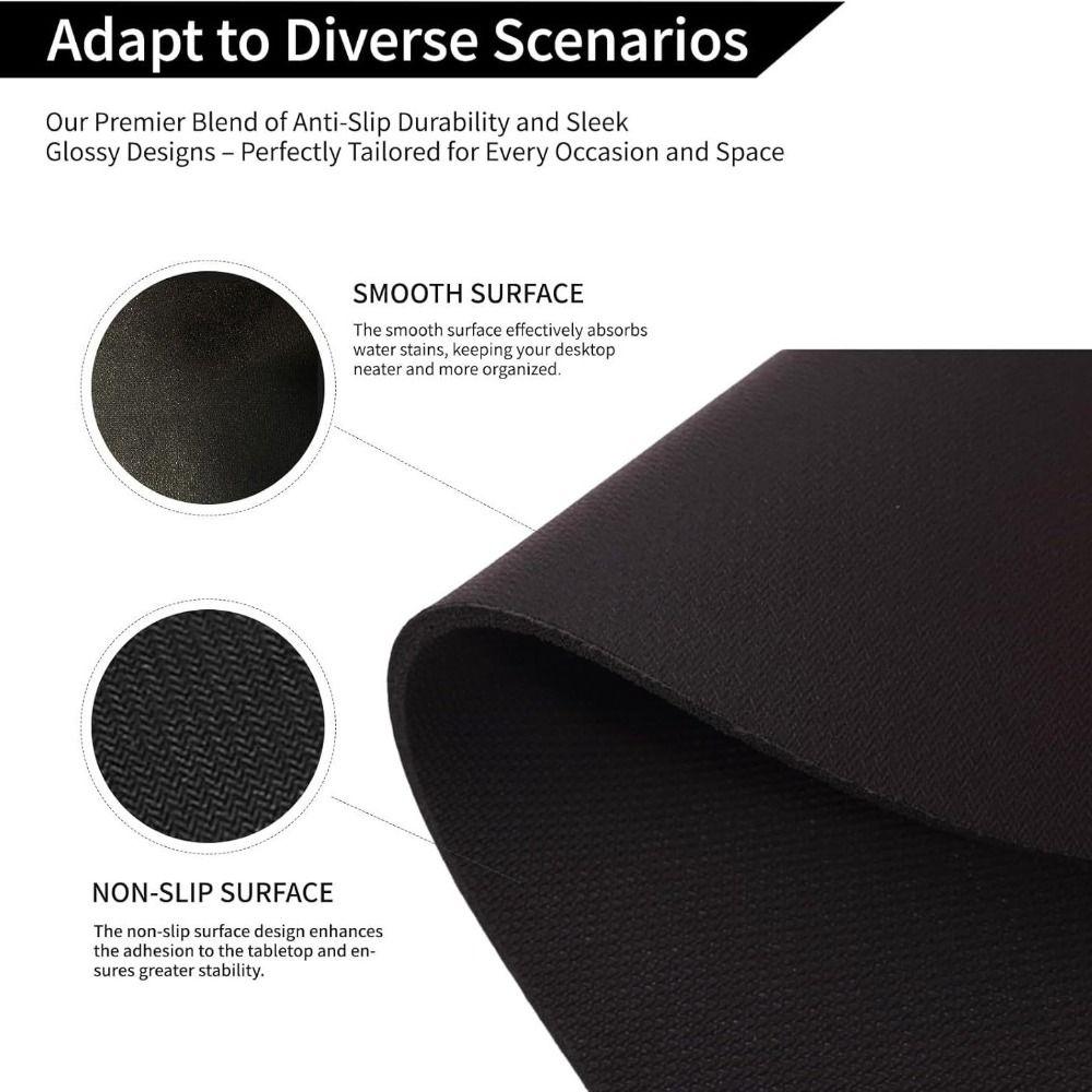 Rubber Smoothie Maker Mat Black Thickening Non-slip Moving Mat Absorbent Smooth Gliding Frozen Drink Machine Sliding Pad