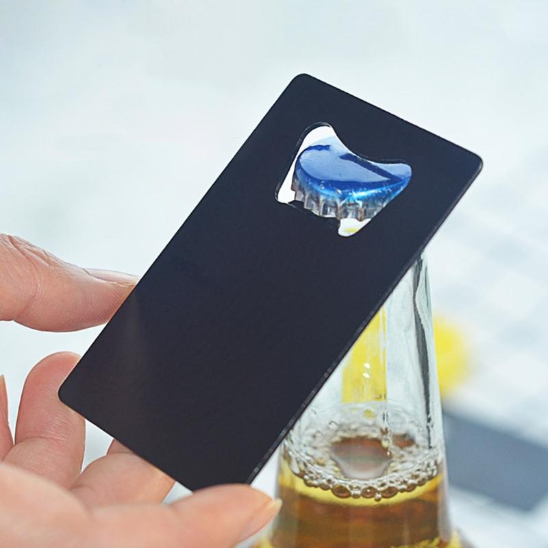 Credit Card Bottle Opener Stainless Steel Beer Bottle Opener for Your Wallets and Shirt Pocket Wedding Bridesmaids Favor