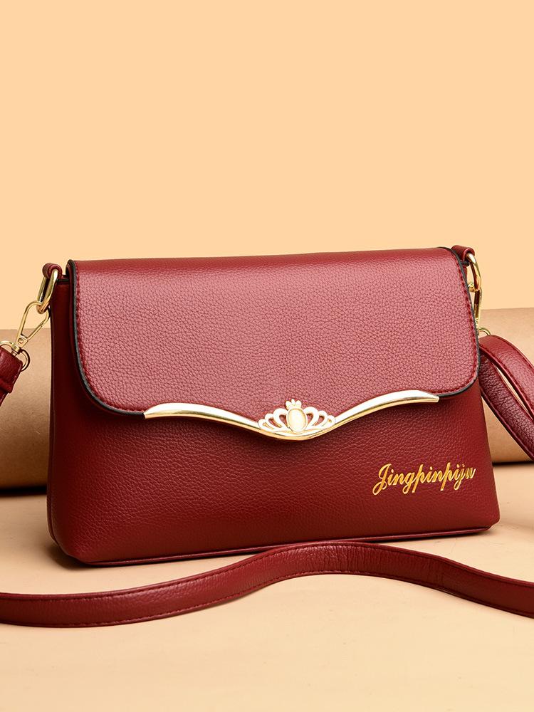 Women'S Trendy Fashion Mini Xiangling Grid Women'S Bag Strip Bag Super Fire Shoulder Messenger Bag Is Now