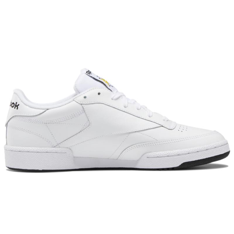 Reebok Club C Vector 'Black Toxic Yellow' Sneakers EF8839