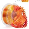 Silk Rainbow PLA Filament 1.75mm 1KG Smooth Color Transition Multicolor 3D Printer Consumable for Industrial Prototyping Use