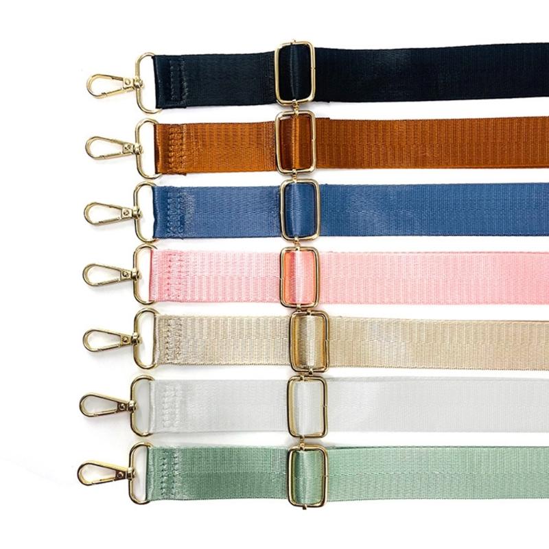 54in Handtaschen Schultergurt Ersatz Nylon Gurt für DIY Damen Geldbörse Crossbody Tasche Verstellbarer Gurt mit Metallhaken