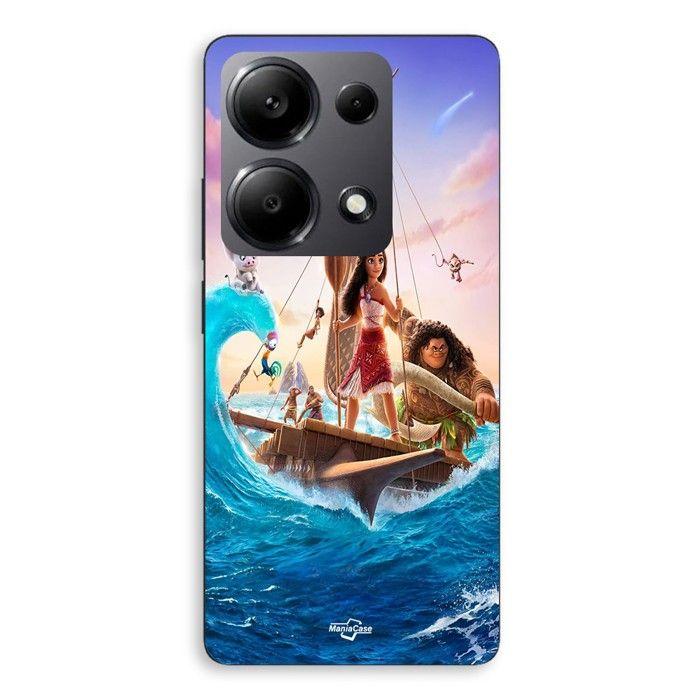 Coque de téléphone - MANIACASE - Xiaomi Redmi Note 13 Pro 4G - Silicone - Souple - Vaiana 2 Disney