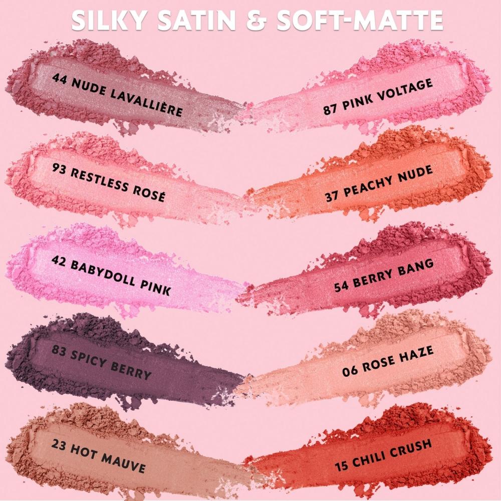 Yves Saint Laurent Make Me Blush 24h Opbouwbare Poeder Blush 0,17 Oz   5 G 54 Berry banG Roze Framboos Mat