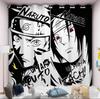 Anime N-Naruto Akatsuki Cartoon 3D Print 2 Panels/Set Window Blackout Curtains Japanese Game Living Room Print Baby Kids Gift