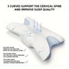 Ergonomic Contour Pillow Relief Orthopedic Correction Comfortable Butterfly Design for All Sleep Positions Supportive Neck