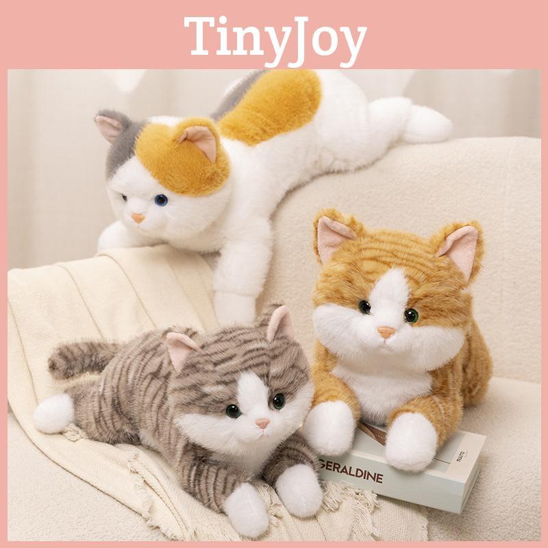 Charming Cat Realistic Plush Toy Cute Kitten Figure Ideal For Creative Gift Giving