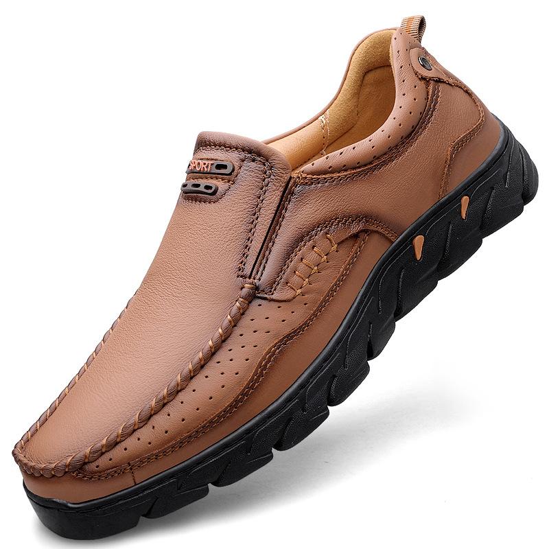 

Men Casual Shoes Breathable Loafers Sneakers 2026 New Fashion Comfortable Flat Handmade Retro Leisure Loafers Shoes Men Shoes 37