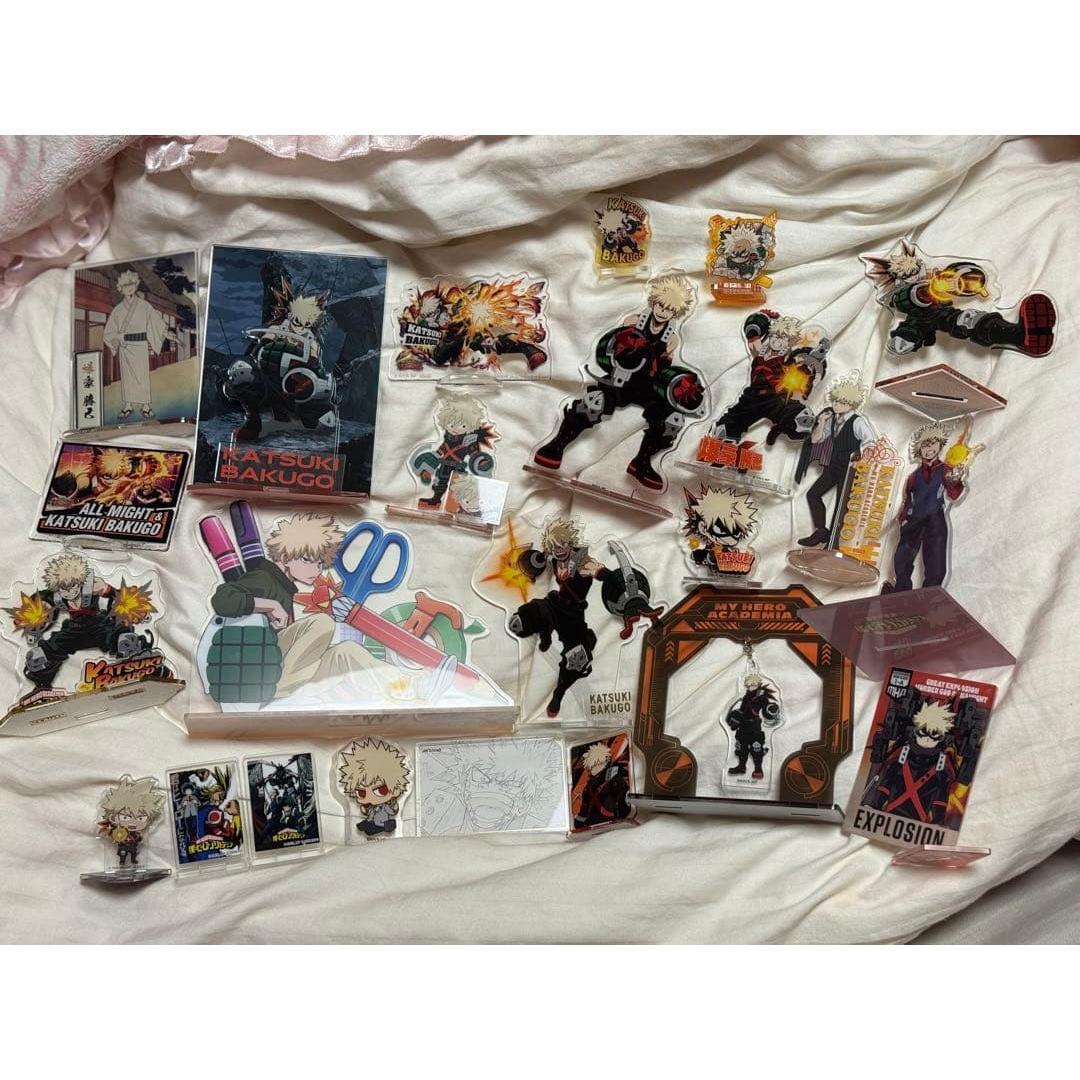 Used My Hero Academia Katsuki Bakugou Acrylic Stand Bulk Sale
