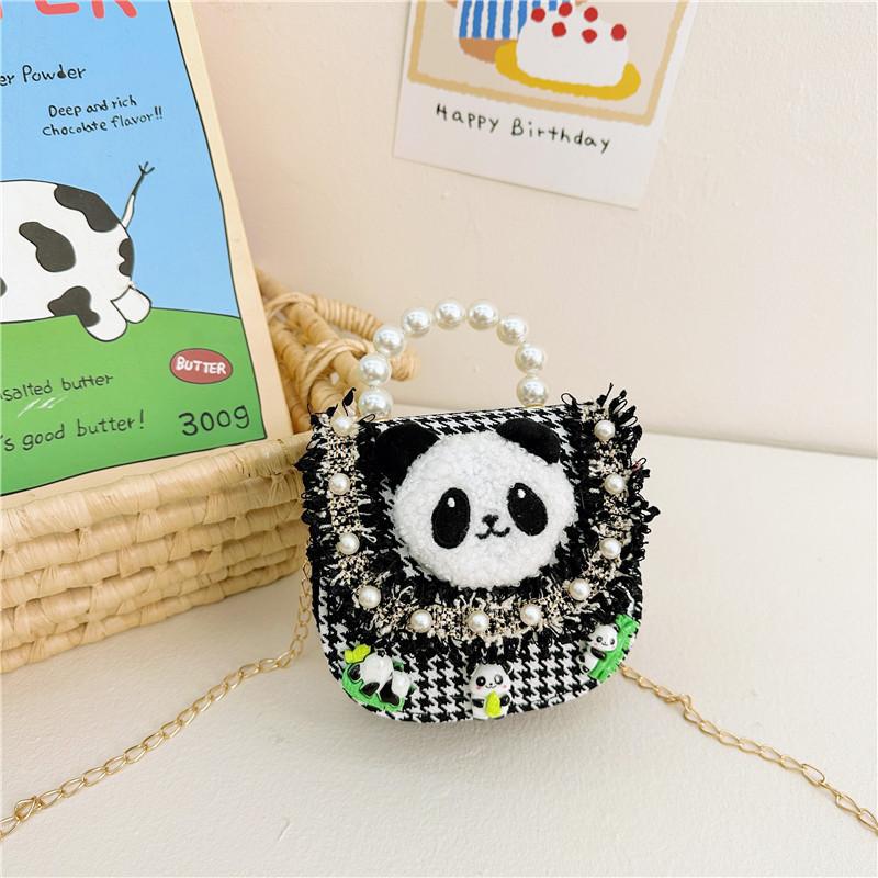 Charming Animal Print Crossbody Bag For Kids With Beaded Elements In Various Colors