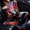 1pc Santa Claus, reindeer blanket Lightweight Flannel Throw for Sofa Bed Travel Camping Livingroom Office Couch Chair