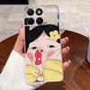 Jelly Casing For Motorola Edge 70 Fusion Funda Capa Clear Silicone Soft TPU Back Cover Cute Cat Rabbit Heart Protective Case