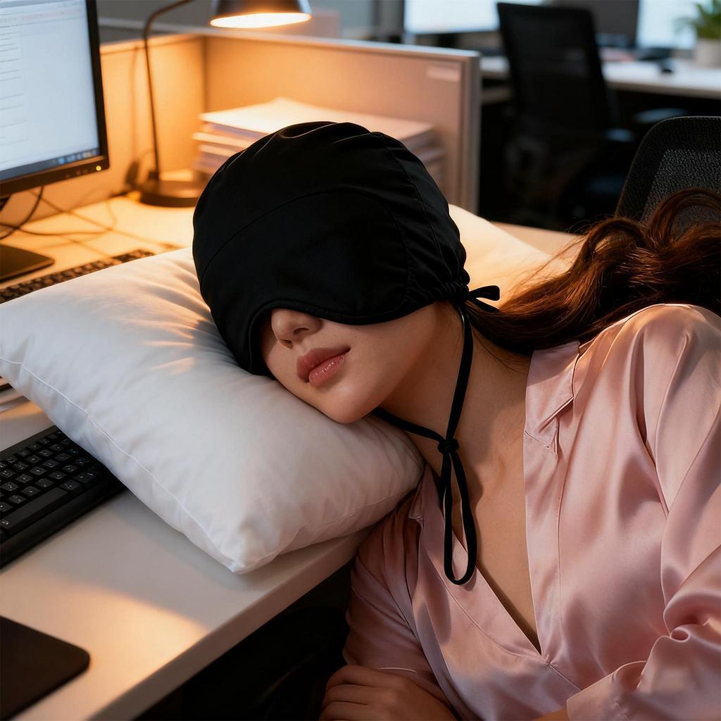 Beanie Sleeping Hat Warm Elastic Moisture-Wicking Sleep Head Cap With Ear Flaps For Women Men Adults Teens Elderly Relaxation