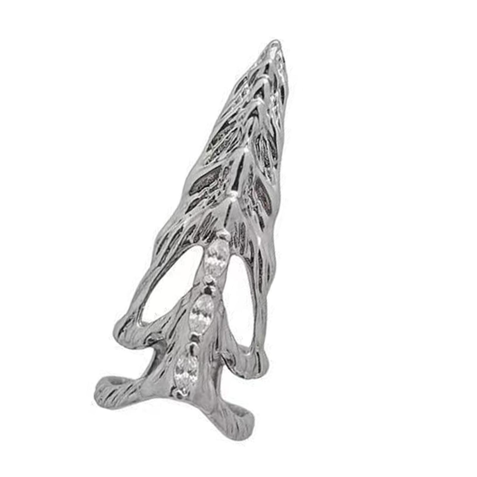 

Елегантні кільця для нігтів, кільця-кігті на кінчики пальців, мідна текстура, підходять для комфорту та стилю на весіллях та вечірніх заходах 4