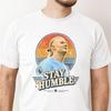 Bleib demütig Haaland T-Shirt, Fußball-Meme-Shirt, Lustiges Fußball-Reaktions-T-Shirt, Vintage Sport Grafik-T-Shirt, Wikinger Unisex-Shirt
