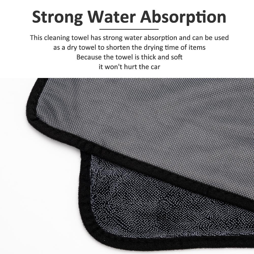 Car Wash Towel Car Detailing Twisted Braid Cloth Super Absorbent Rag for Car Home Washing Accessories