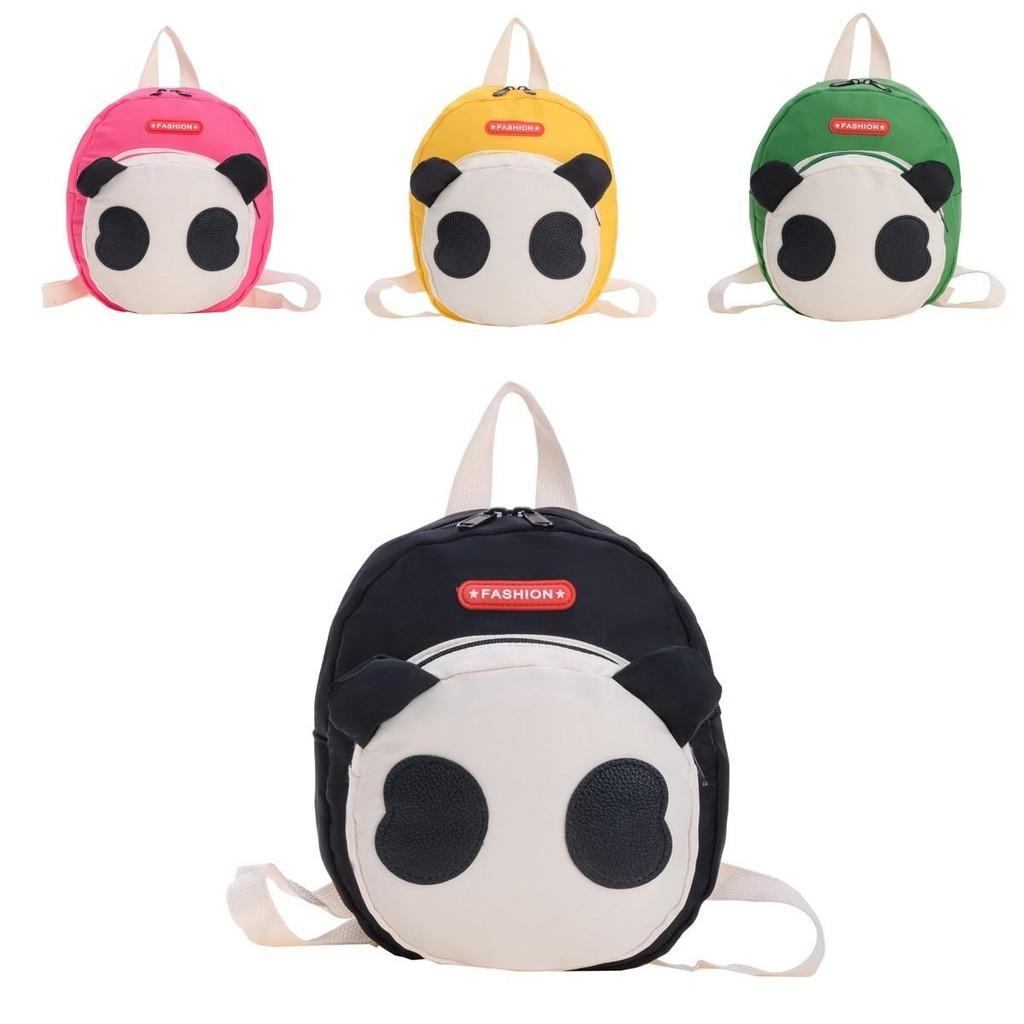 Adorable Dual Color Panda Kids Backpack Stylish Durable Nylon Design For School