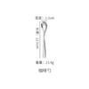 Moonlight stainless steel tableware knife spoon fork dessert spoon creative restaurant simple high-end western food steak knife