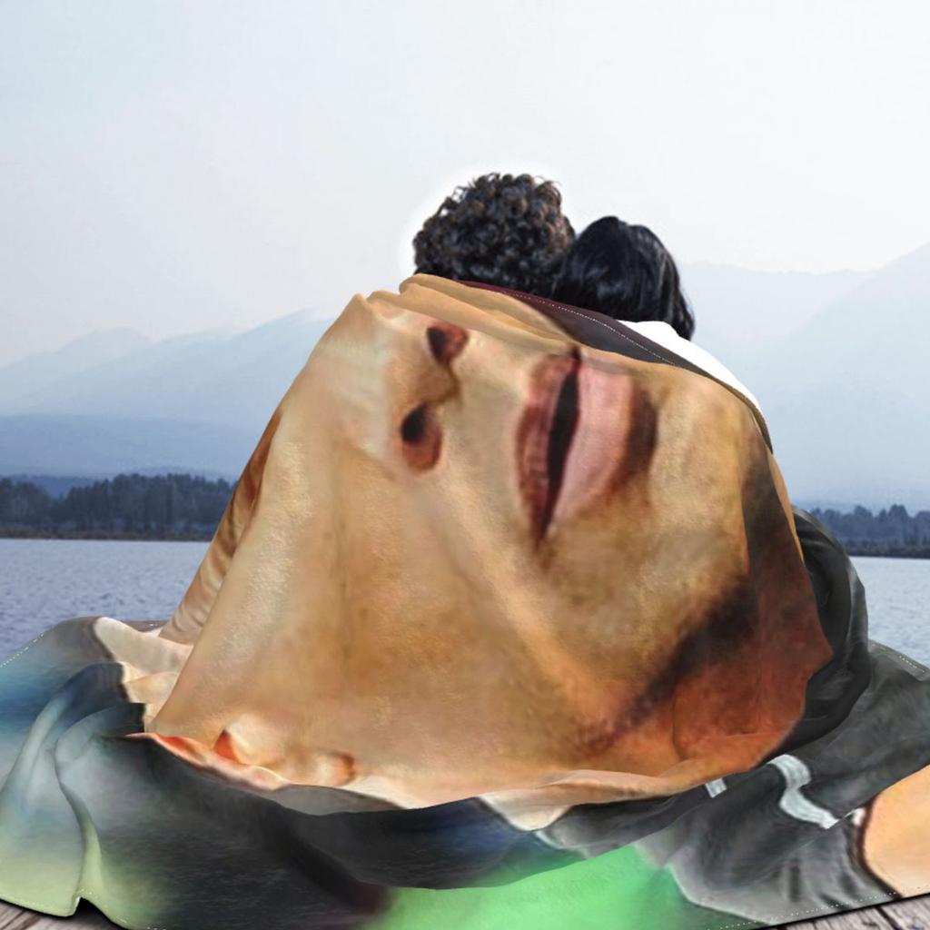 Dwayne The Rock Johnson Eyebrow Raise Meme Blanket Soft Flannel Throw Blanket Cover for Bed Living Room Picnic Travel Home Sofa