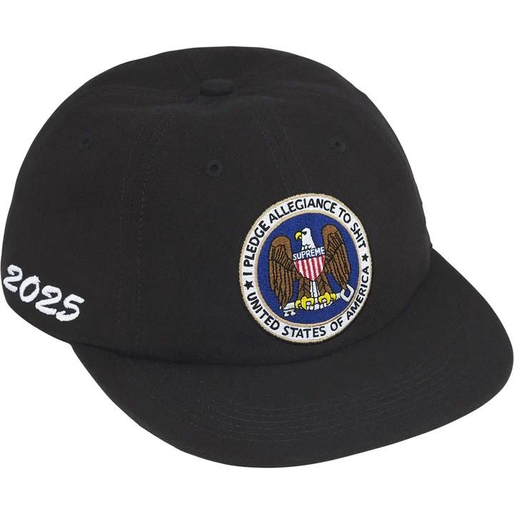 Supreme Pledge Allegiance 6-Panel Black One-Size