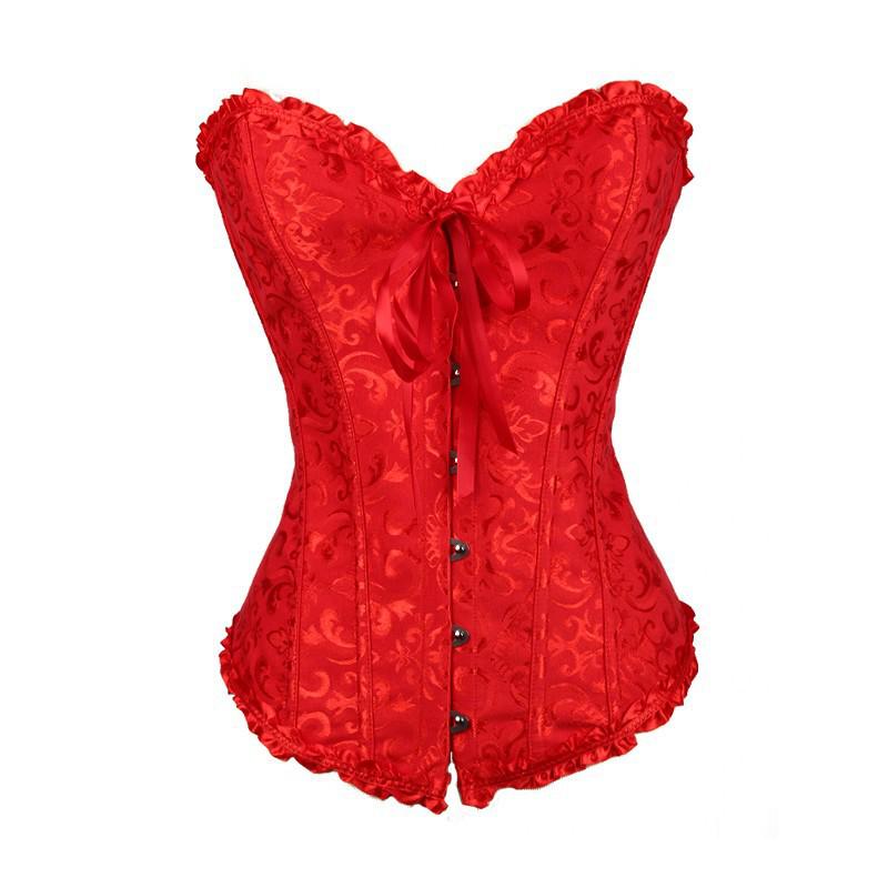 European Size 819 Black Court Corset: Abdomen Control Body Shaper