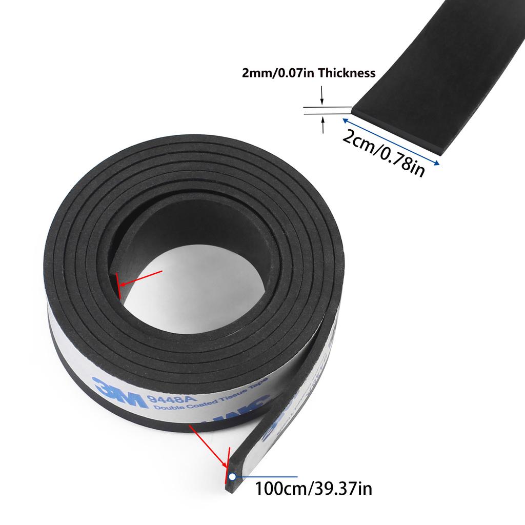 1PC 1/2/3M Guide Splinter Guard Replacement Strip - for Track Saw Guide Rail Systems