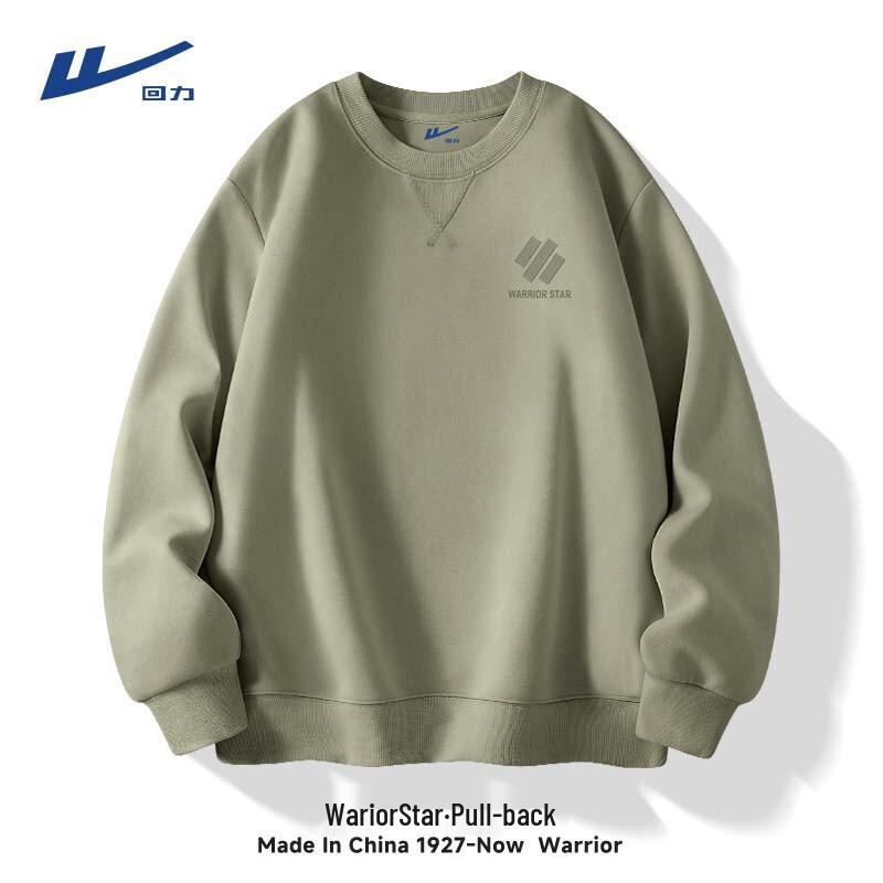 Warrior Men's Casual Crewneck Sweatshirt