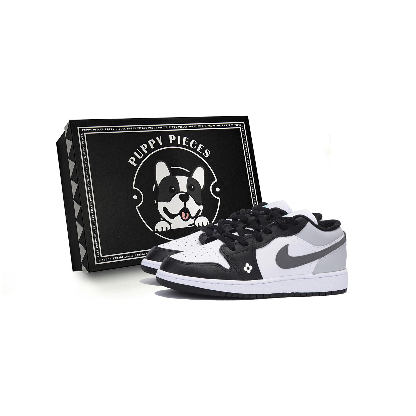 

Jordan Air Jordan 1 Low top Vintage Basketball Shoes Men s White 553558-131(Team85-AS-BOX) 43