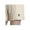 Adidas Neo Plain Logo Elastic Waist Straight-Leg Casual Shorts Women Bottoms Beige IA5011