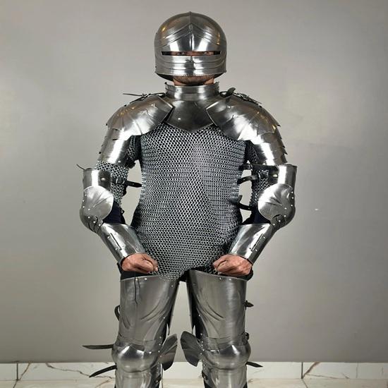 Gothic Armor Suit Medieval Knight German Full Suit of Armor 14Th Century Larp Cosplay Décor Armor Suit Best Gift