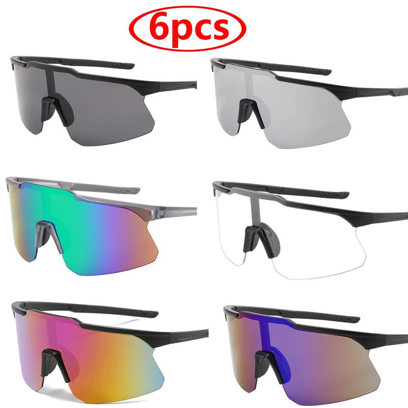 Mirror Lens Cycling Sunglasses UV400 Protection Sports MTB Road Bike Glasses Outdoor Bicycle Eyewear Goggles