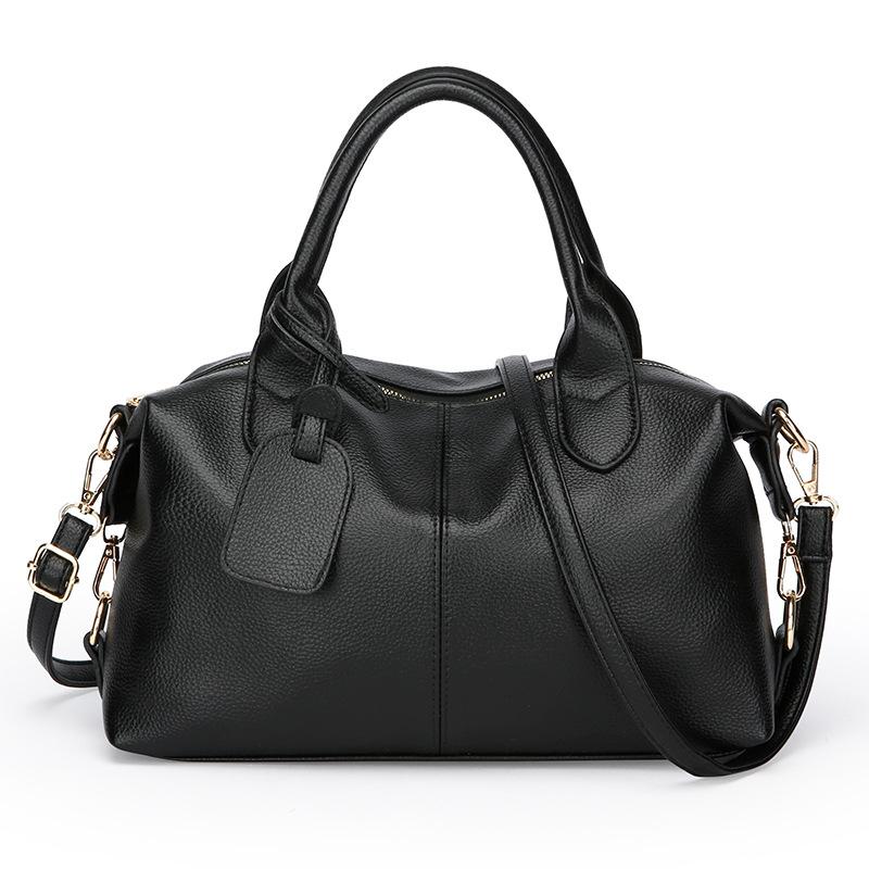 Large Capacity Portable Women's Bag Korean Version of Solid Color Simple Single Shoulder Crossbody Bag Commuter Leisure Tote Bag Tide