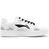Li Ning Floating Boat Slip Resistant, Impact Resistant, Abrasion Resistant Low top Skateboard Shoes Men's Black White AGCS419-1(Team204-)