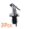 1/3 Pcs Oil Bottle Stopper Lock Plug Seal Leak-proof Food Grade Rubber Nozzle Sprayer Liquor Dispenser Wine Pourer Kitchen