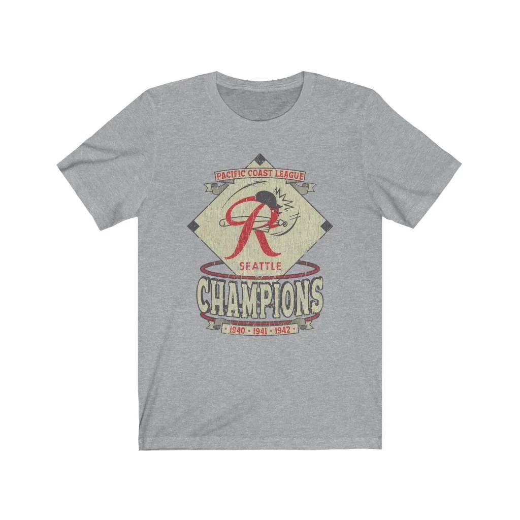 

Seattle Rainiers 1938 Vintage Men s T shirt 4XL