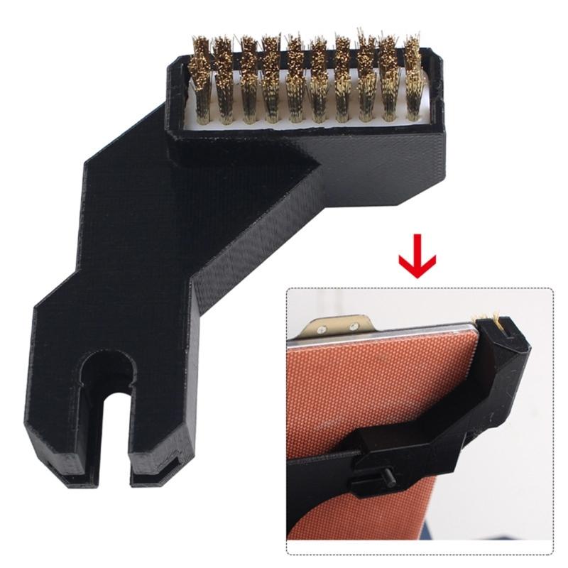 Nozzles Wiper Silicone Brush Mounted Scrubbers Print Head Cleaner Printer Head Wiping for Vype 3D Printer