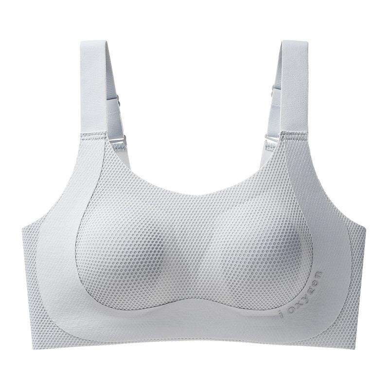 

Large Size Bra for Women Sports Bra for Women Thin Design for Summer Anti Sagging Full Cup Seamless Collection Accessory Bra 6XL синій