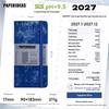 Paperideas Slim 2027 Weekly Planner Notebook PU Hardcover Weeks Journal Acid‑Free Paper Time Organizer Schedule Hand Book