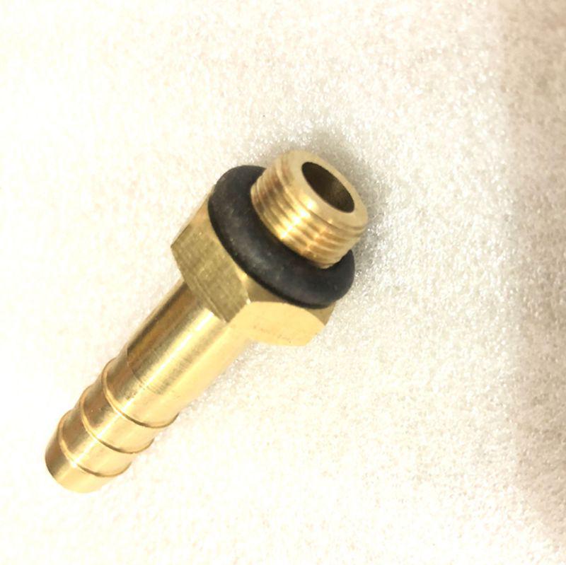 Outdoor Flat Gas Tank Valve Adapter - All-Copper Liquefied Gas Rubber Hose Connector